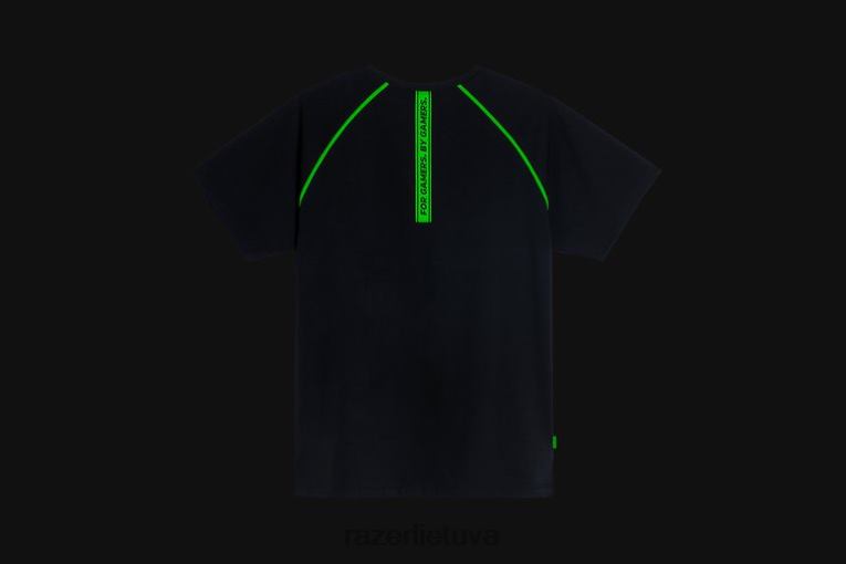 Razer drabužiai vienos spalvos athleisure – instinktų marškinėliai ZNZXF194
