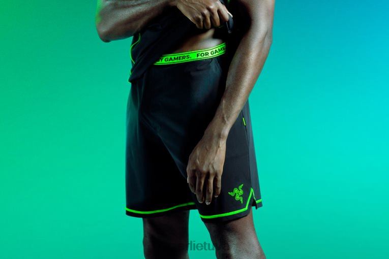 Razer drabužiai vienos spalvos athleisure – instinktiniai šortai ZNZXF198