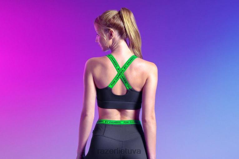 Razer drabužiai vienos spalvos athleisure – instinktyvi sportinė liemenėlė ZNZXF197