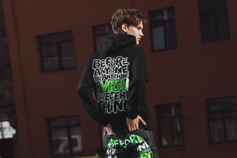 Razer drabužiai vienos spalvos evisu Godhead džemperis ZNZXF193