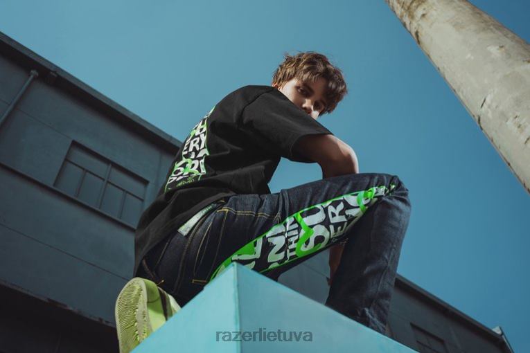 Razer drabužiai vienos spalvos evisu daicock marginti marškinėliai ZNZXF191