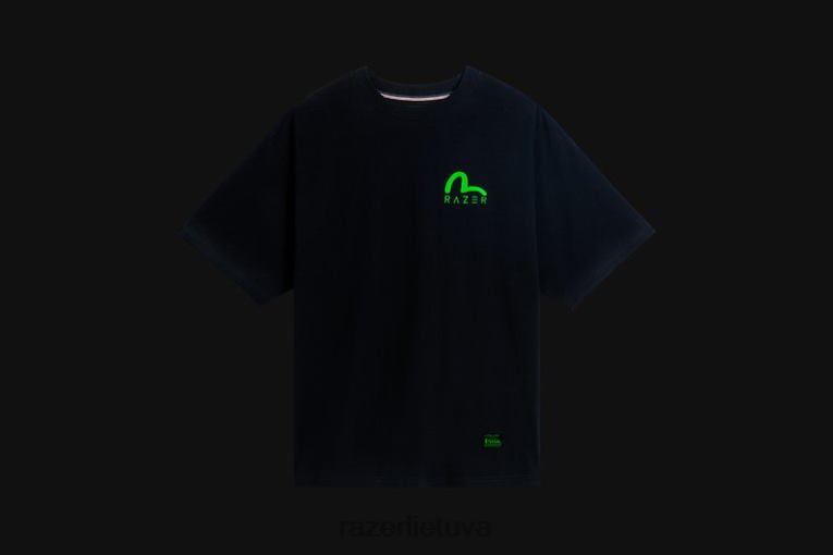 Razer drabužiai vienos spalvos evisu daicock marginti marškinėliai ZNZXF191
