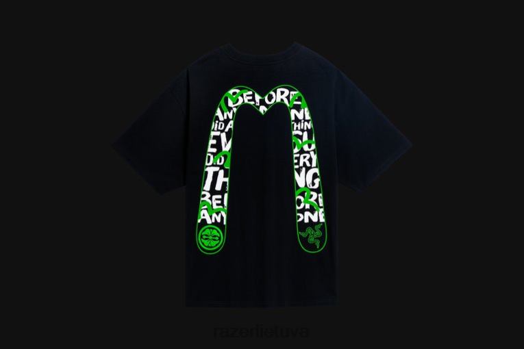 Razer drabužiai vienos spalvos evisu daicock marginti marškinėliai ZNZXF191