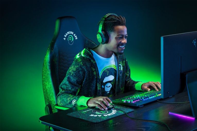 Razer X *A Bathing Ape žaidimų kėdė vienos spalvos iskur x ZNZXF125