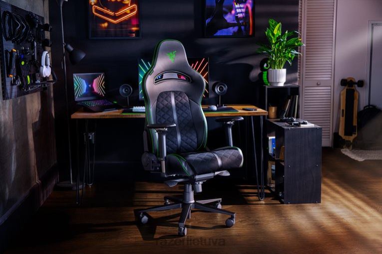 Razer žaidimų kėdė žalias enki ZNZXF131