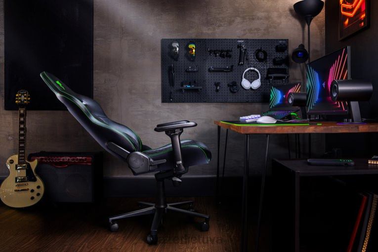 Razer žaidimų kėdė žalias enki ZNZXF131