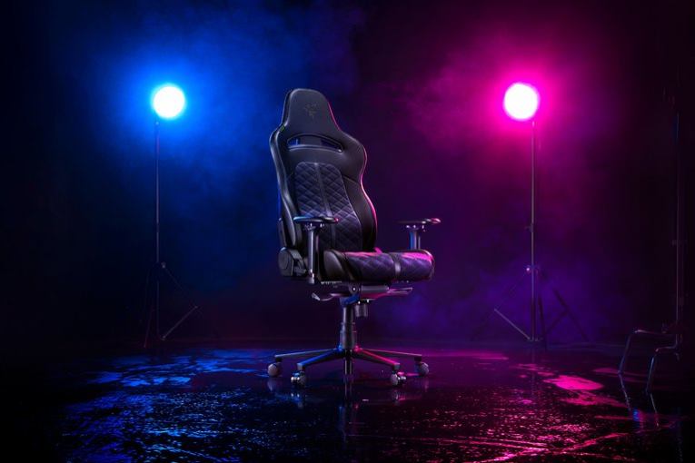 Razer žaidimų kėdė juodas enki ZNZXF132
