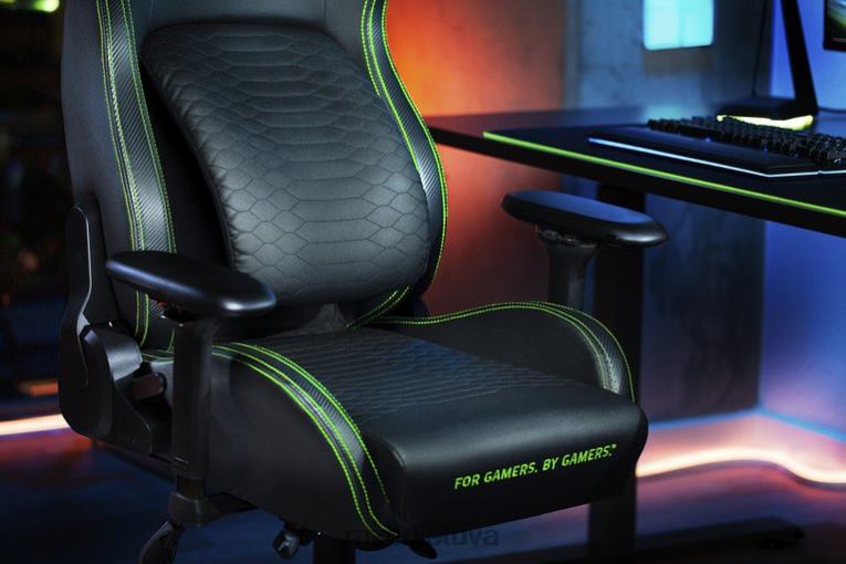 Razer žaidimų kėdė juodas iskur ZNZXF136