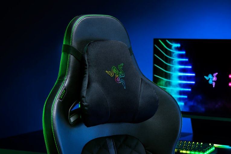 Razer žaidimų kėdė vienos spalvos galvos pagalvėlės chroma ZNZXF144