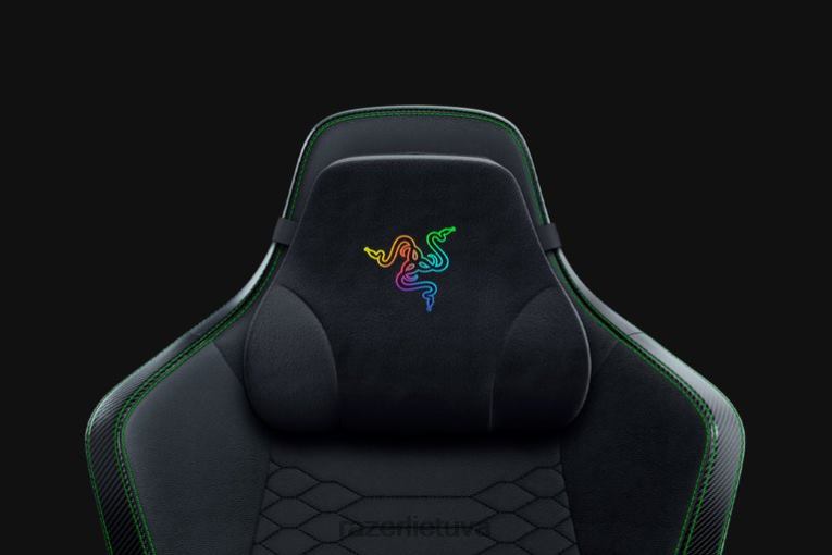 Razer žaidimų kėdė vienos spalvos galvos pagalvėlės chroma ZNZXF144