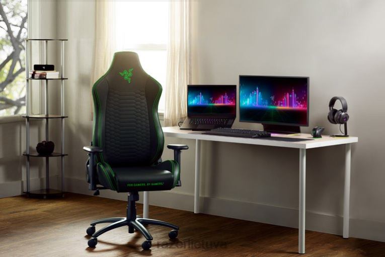 Razer žaidimų kėdė vienos spalvos iskur ZNZXF139