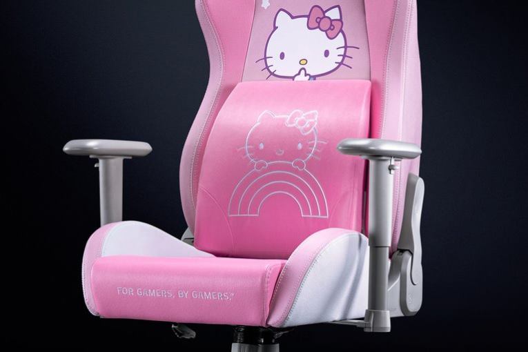 Razer žaidimų kėdė vienos spalvos juosmens pagalvėlė - Hello kitty and friends leidimas ZNZXF129