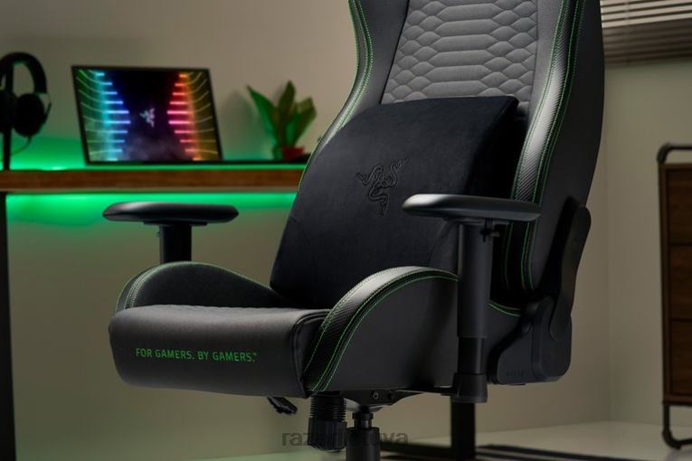 Razer žaidimų kėdė vienos spalvos juosmens pagalvėlė ZNZXF146