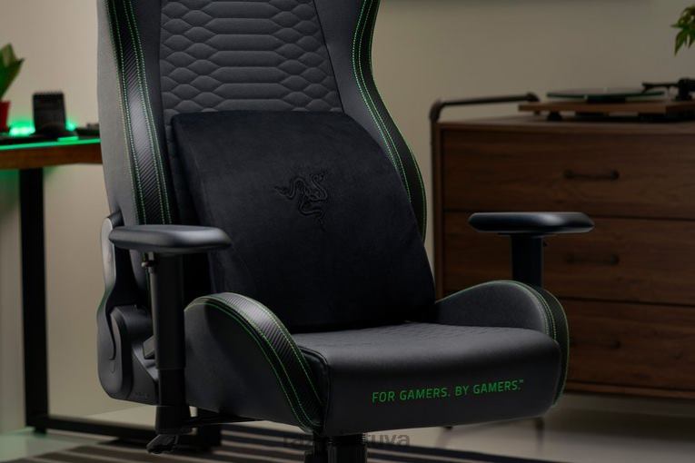 Razer žaidimų kėdė vienos spalvos juosmens pagalvėlė ZNZXF146