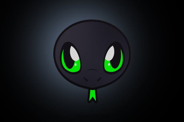 Razer žaidimų kėdė vienos spalvos sneki snek grindų kilimėlis ZNZXF142