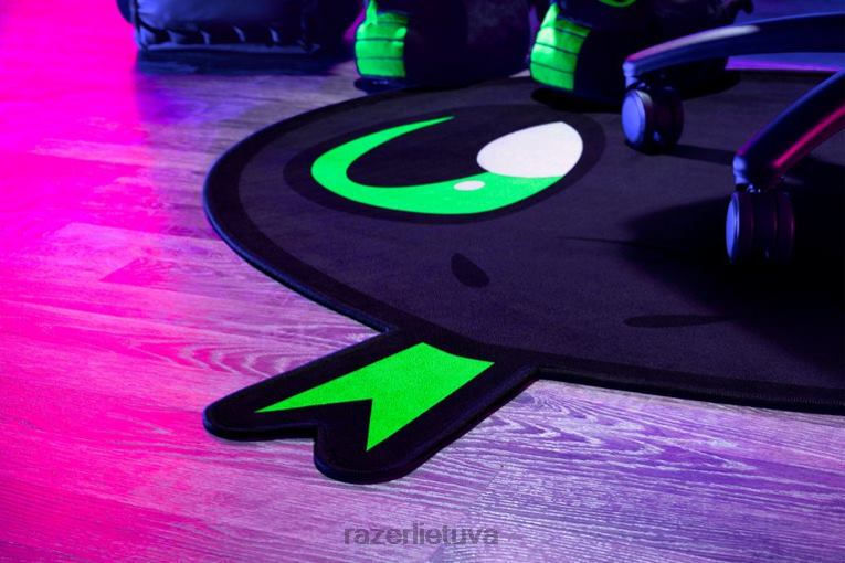 Razer žaidimų kėdė vienos spalvos sneki snek grindų kilimėlis ZNZXF142