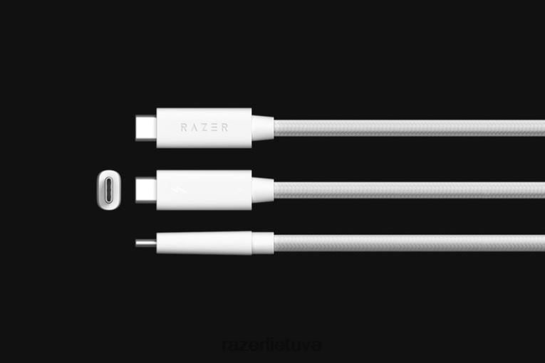 Razer kompiuterio komponentas baltas Thunderbolt 4 kabelis ZNZXF24