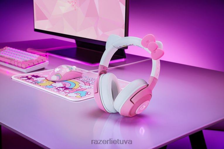 Razer turinio kūrimas vienos spalvos kraken bt - Hello Kitty and friends leidimas ZNZXF106