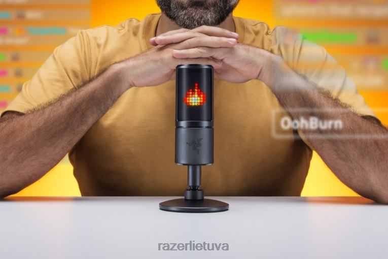 Razer turinio kūrimas vienos spalvos seiren emote ZNZXF113