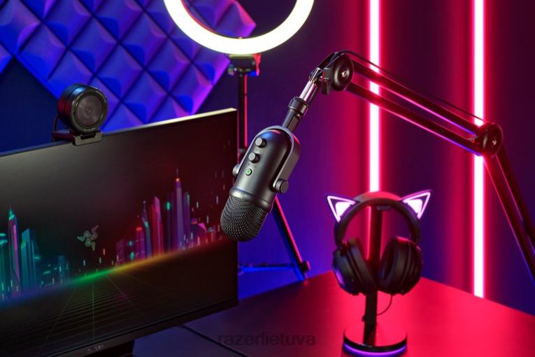 Razer turinio kūrimas vienos spalvos seiren v2 pro ZNZXF108