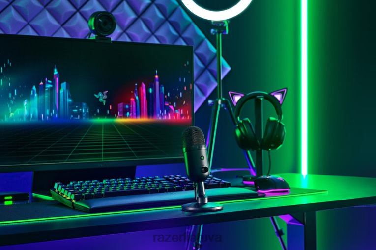 Razer turinio kūrimas vienos spalvos seiren v2 x ZNZXF109