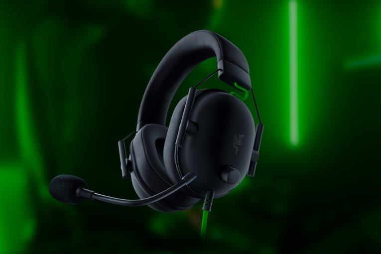 Razer žaidimų garsas juodas blackshark v2 usb ZNZXF89