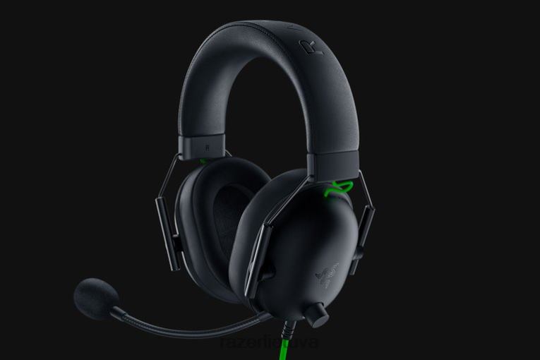 Razer žaidimų garsas juodas blackshark v2 usb ZNZXF89