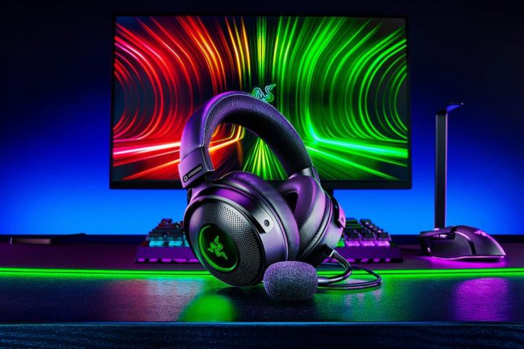 Razer žaidimų garsas vienos spalvos kraken v3 hipersense ZNZXF95