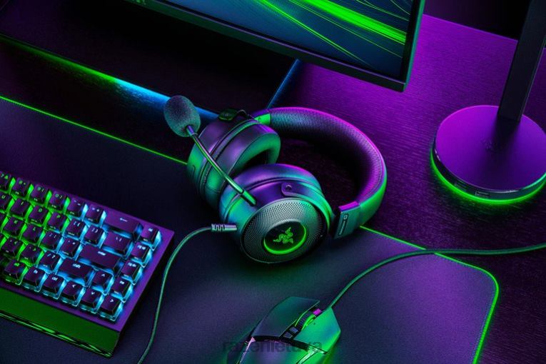Razer žaidimų garsas vienos spalvos kraken v3 hipersense ZNZXF95