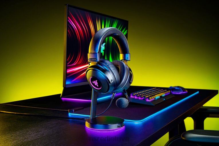 Razer žaidimų garsas vienos spalvos kraken v3 hipersense ZNZXF95