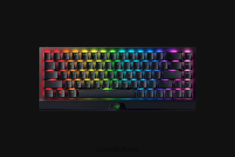 Razer klaviatūra juodas blackwidow v3 mini hyperspeed – fantominis leidimas – geltonas jungiklis – mus ZNZXF64