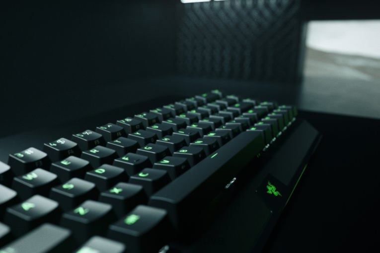 Razer klaviatūra juodas blackwidow v3 mini hyperspeed - geltonas jungiklis - mes ZNZXF63