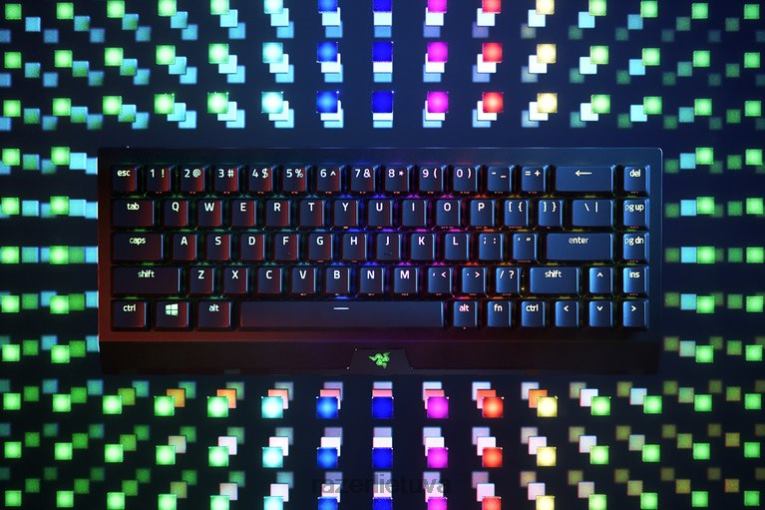Razer klaviatūra juodas blackwidow v3 mini hyperspeed - geltonas jungiklis - mes ZNZXF63