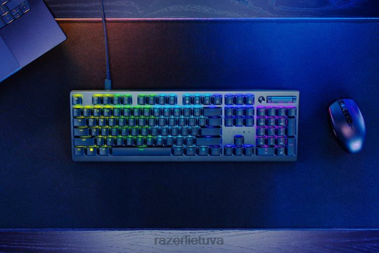 Razer klaviatūra vienos spalvos deathstalker v2 – spragtelėjęs optinis jungiklis – mus ZNZXF67