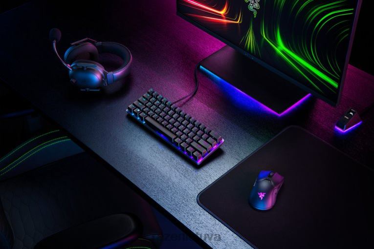 Razer klaviatūra vienos spalvos huntsman mini analogas - mus ZNZXF73