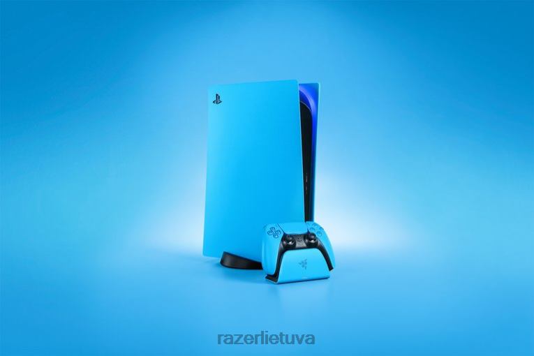 Razer konsolė mėlyna greito įkrovimo stovas, skirtas ps5 ZNZXF171