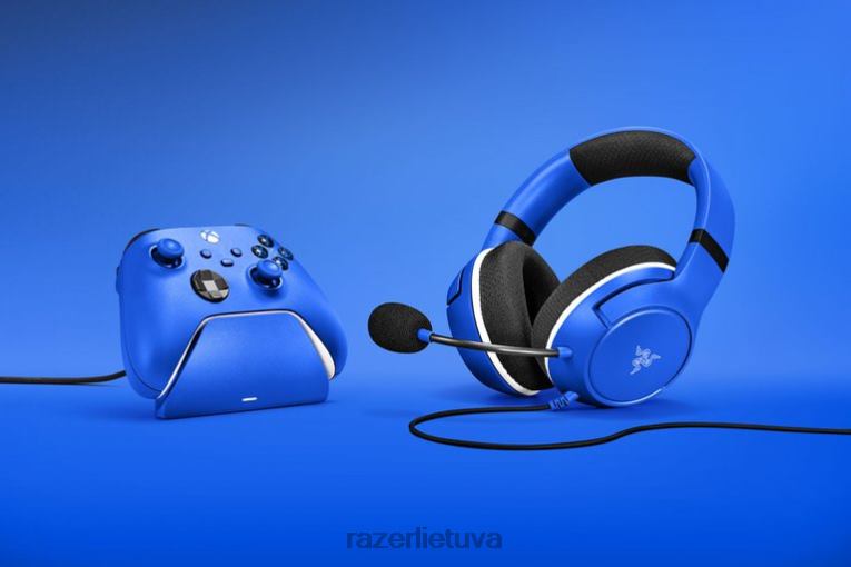 Razer konsolė šoko mėlyna esminis dueto rinkinys, skirtas xbox ZNZXF175