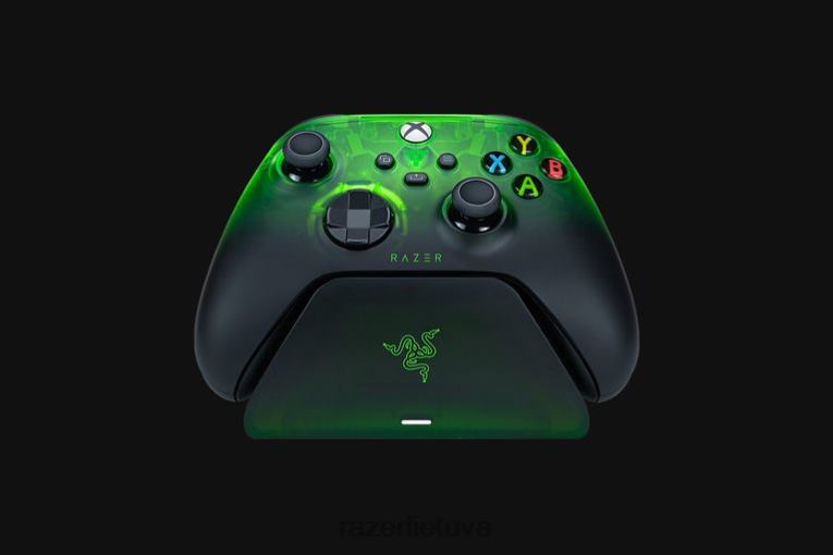 Razer konsolė vienos spalvos belaidis valdiklis ir greito įkrovimo stovas, skirtas Xbox Limited leidimui ZNZXF164