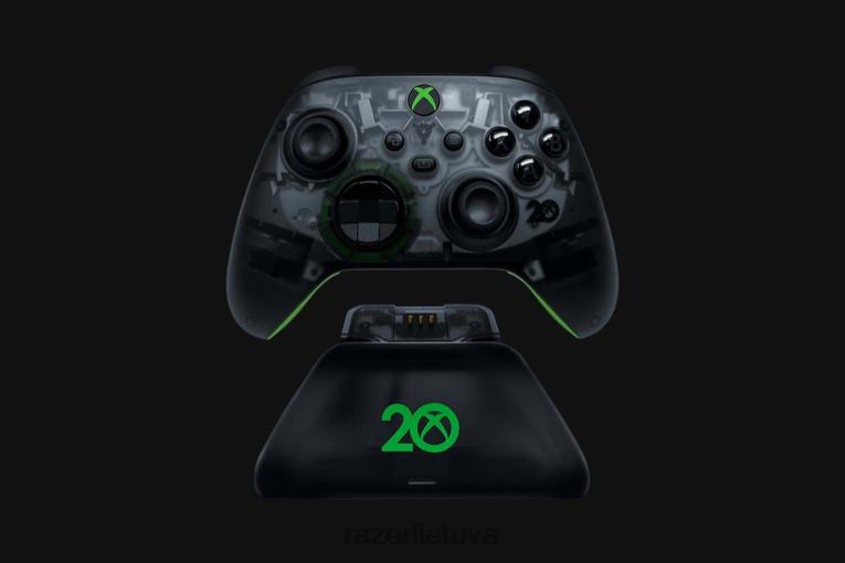 Razer konsolė vienos spalvos universalus greito įkrovimo stovas, skirtas xbox - xbox 20-mečiui skirtas ribotas leidimas ZNZXF166