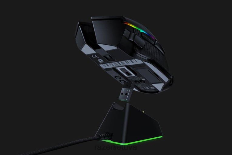 Razer pelėms vienos spalvos „basilisk ultimate“ su įkrovimo doku ZNZXF35